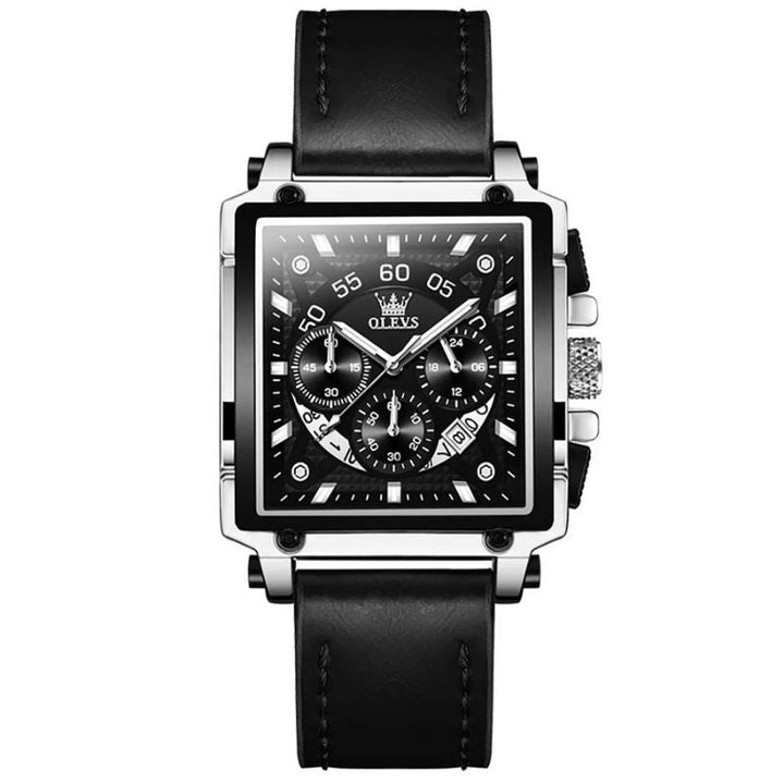 Chronographe à cadran carré