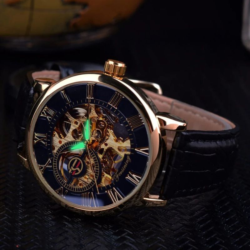 Montre mécanique de luxe mode