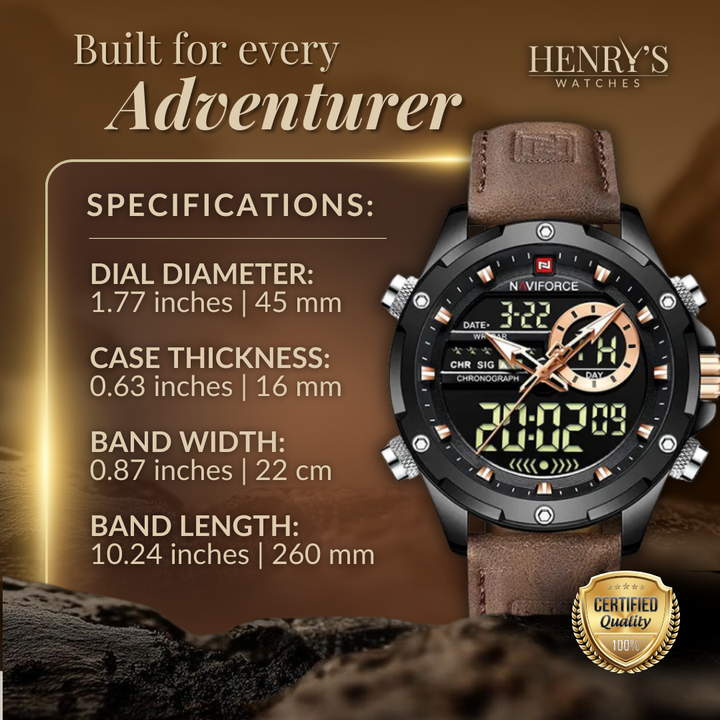 Montre militaire élégante